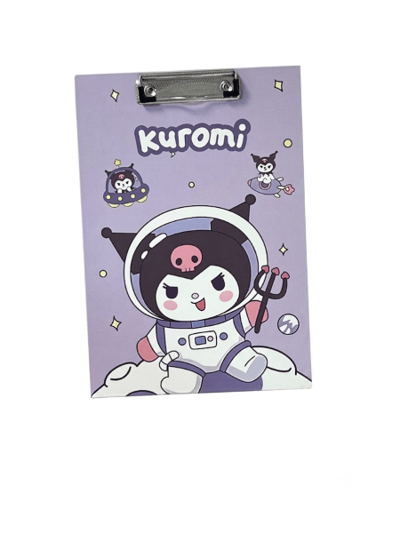 تخته شاسی فانتزی طرح کورومی فضانورد (Kuromi Astronaut) | سایز A4