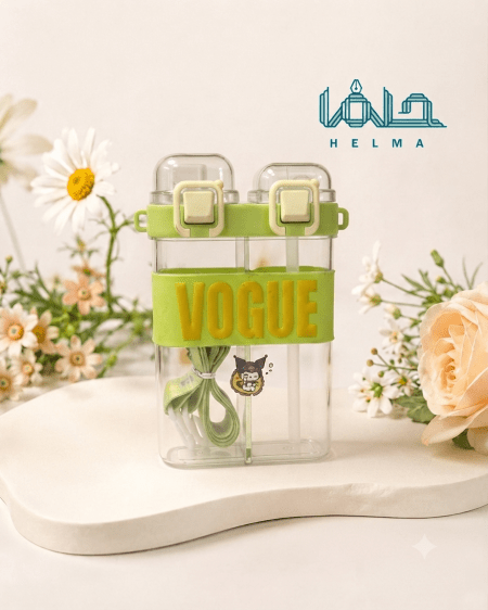 بطری آب دو مخزنه فانتزی مدل Vogue