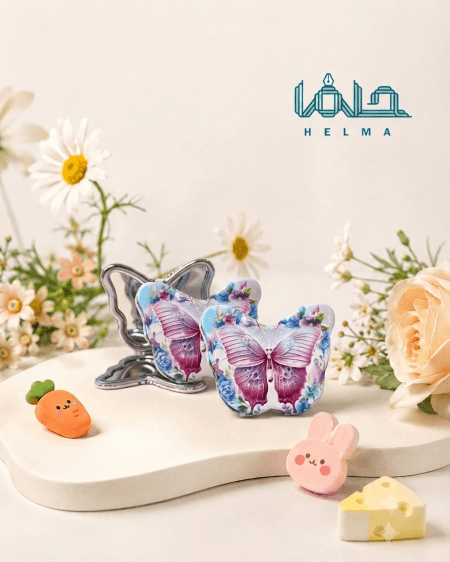 آینه جیبی طرح پروانه