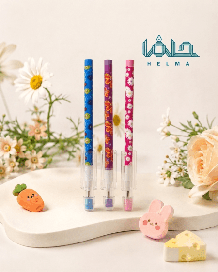 مداد نوکی فانتزی طرح گل