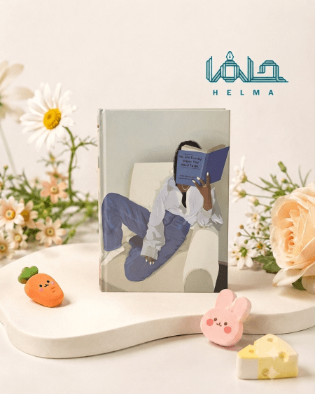کلاسور طرح دختر کتاب‌خوان