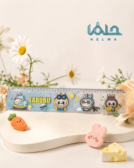 خط‌کش ۳۰ سانتی‌متری طرح عروسک فانتزی