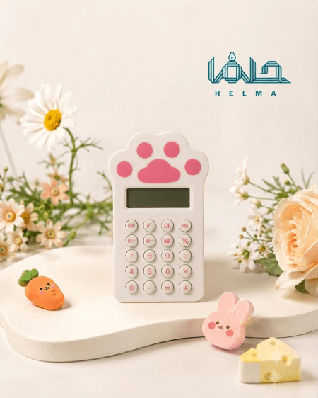 ماشین حساب فانتزی طرح پنجه گربه