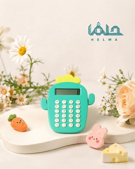 ماشین حساب فانتزی طرح کاکتوس