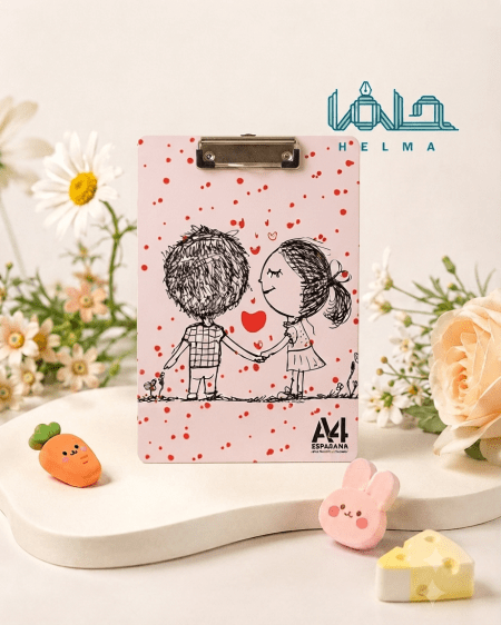 تخته شاسی A4 طرح عاشقانه اسپادانا