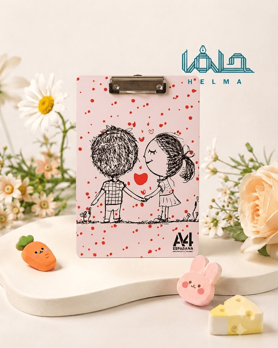 تخته شاسی A4 طرح عاشقانه اسپادانا