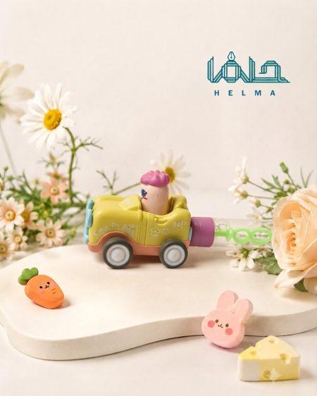 حباب‌ساز دستی طرح ماشین کارتونی