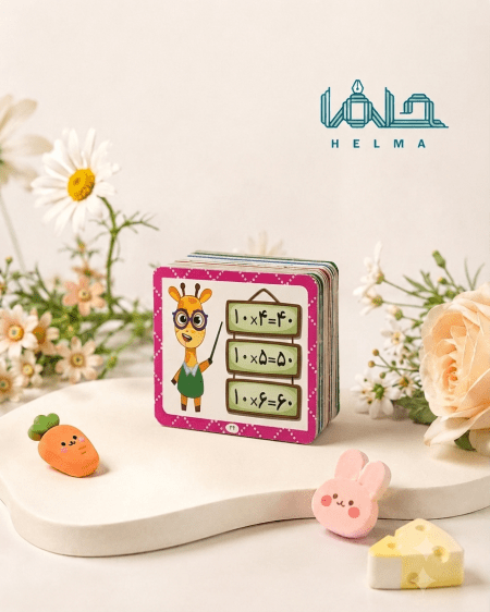 فلش کارت آموزشی جدول ضرب کودکان