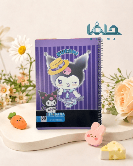 دفتر سیمی ۸۰ برگ طرح کورومی