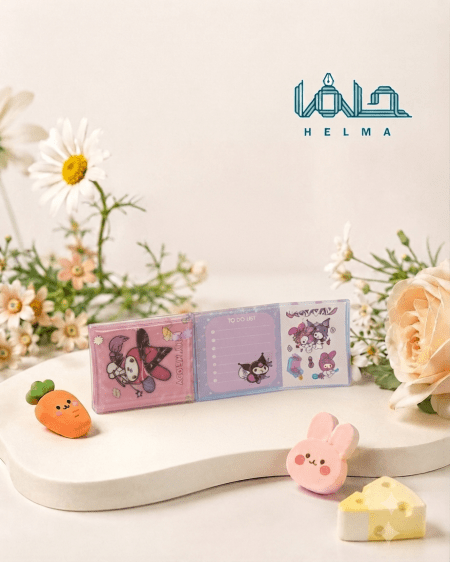 مینی دفترچه ۳ لت طرح کورومی و مای ملودی