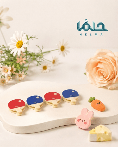 گیره کاغذ طرح راکت پینگ‌پنگ