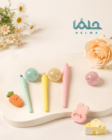 هایلایتر پاستلی طرح گوی اکلیلی