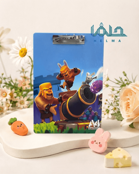 تخته شاسی A4 طرح کلش آف کلنز