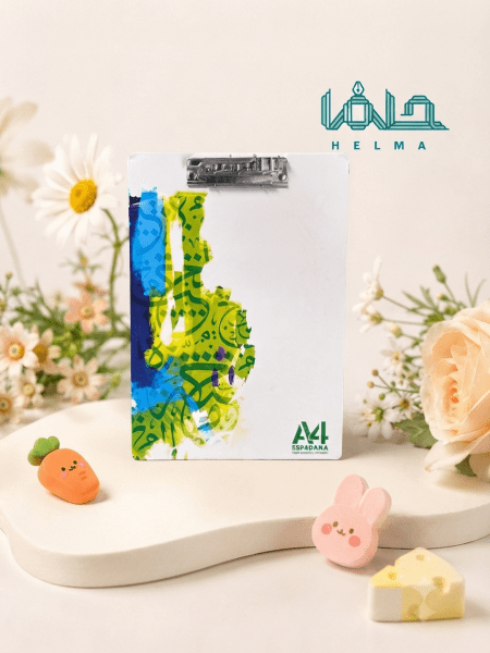 تخته شاسی A4 طرح خوشنویسی هنری مدرن