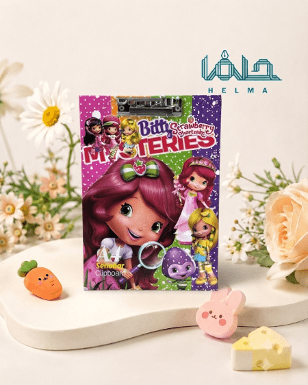 تخته شاسی A4 طرح دختر توت‌فرنگی