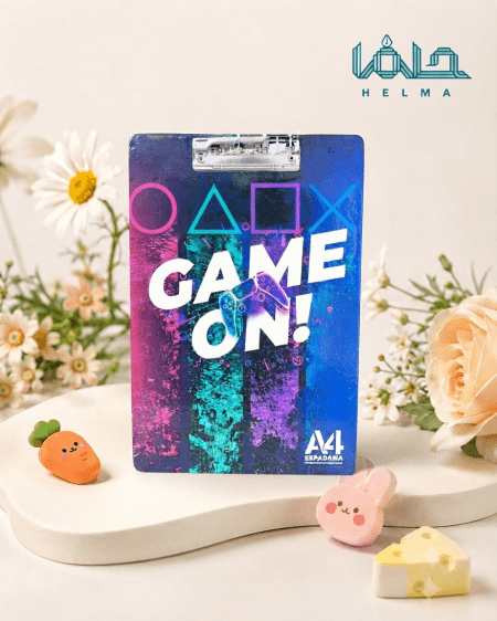 تخته شاسی A4 طرح Game On مخصوص گیمرها