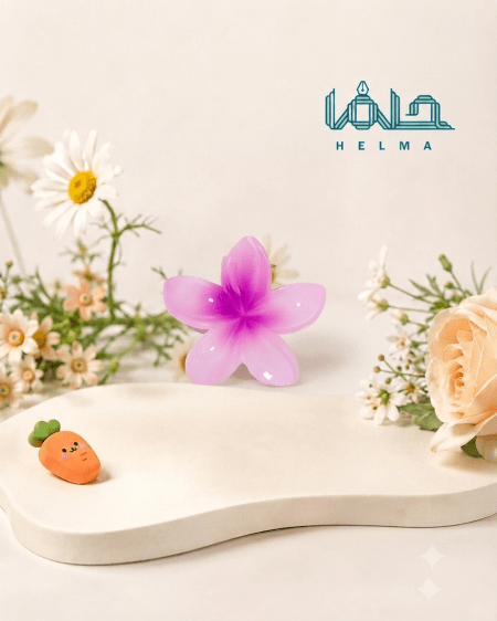 طرح گل قفل مو ریز