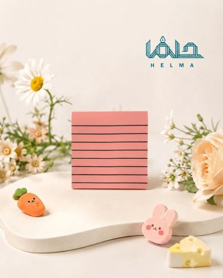 کاغذ یادداشت چسب‌دار (استیکی نوت) خط‌دار
