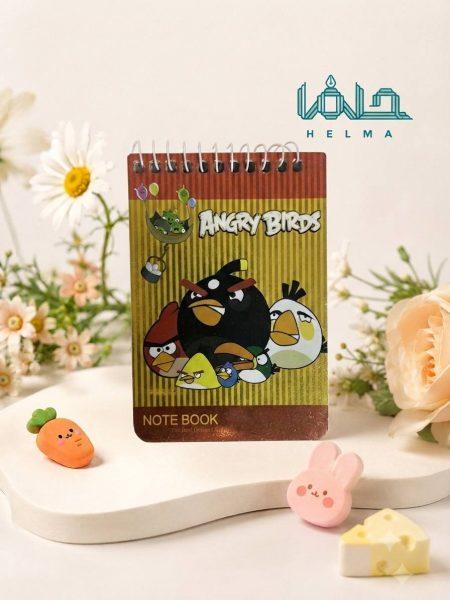 دفترچه یادداشت سیمی طرح Angry Birds