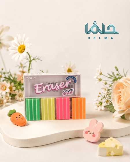 پاک‌کن جعبه‌ای رنگی