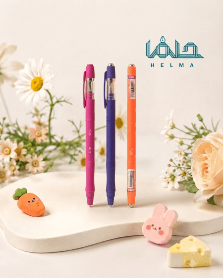 خودکار گریپ‌دار رنگی