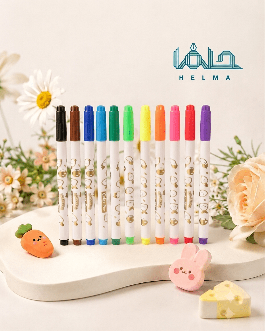 ماژیک رنگی طرحدار (مجموعه رنگی Color Pen)