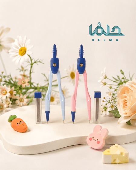 پرگار فانتزی مهندسی (به همراه جعبه نوک یدک)