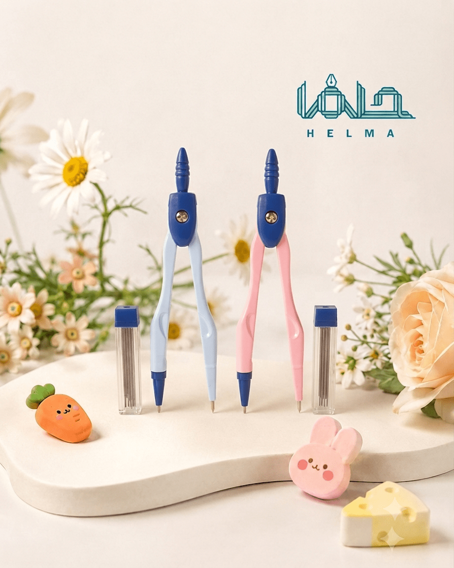 پرگار فانتزی مهندسی (به همراه جعبه نوک یدک)