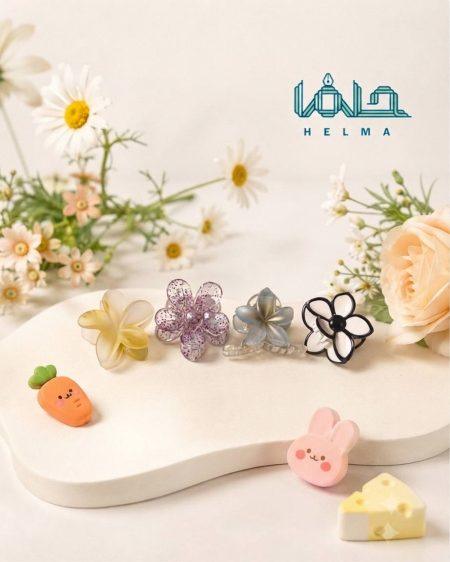 کلیپس مو فانتزی طرح گل