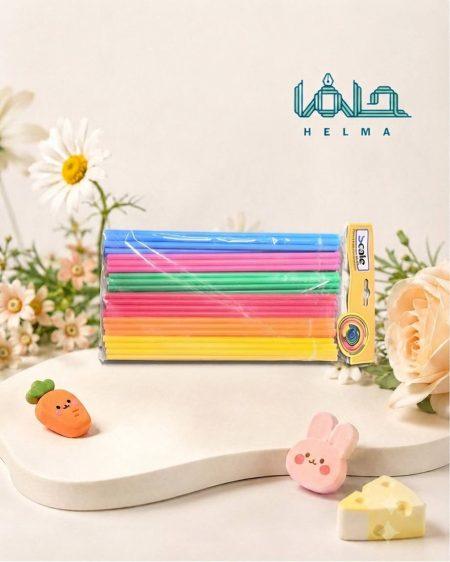 نی فانتزی طرح مداد رنگی (بسته‌ای)