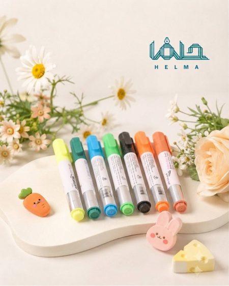ماژیک وایت‌برد رنگی و فانتزی تکی