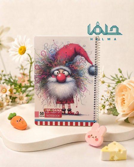 دفتر ۵۰ برگ سیمی طرح فانتزی اسپادانا