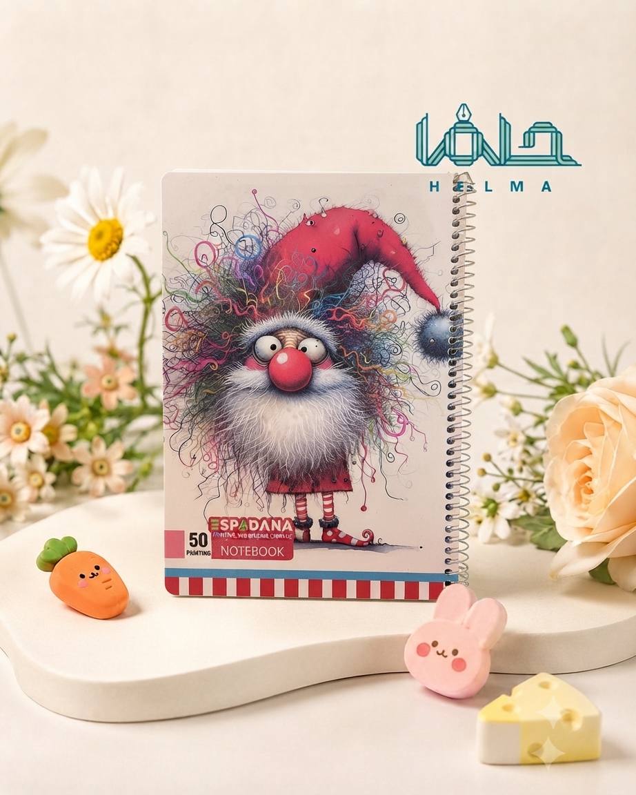 دفتر ۵۰ برگ سیمی طرح فانتزی اسپادانا