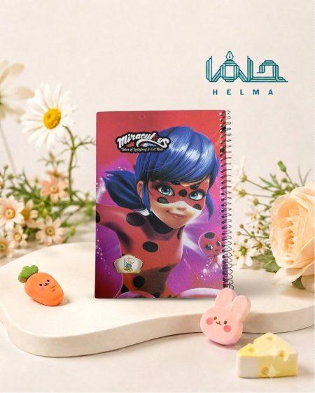 دفتر سیمی طرح میراکلس (دختر کفشدوزکی)