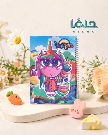 دفتر سیمی طرح تک‌شاخ (یونیکورن)