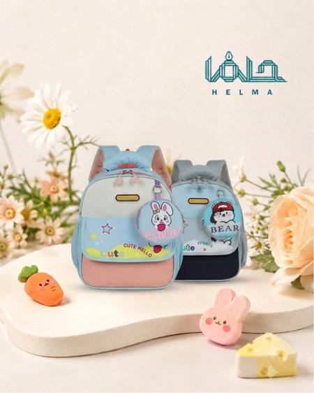 کوله‌پشتی فانتزی طرح خرگوش و خرس