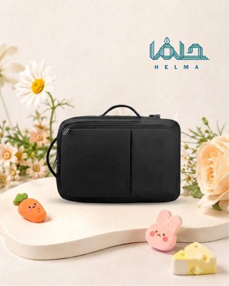 کیف دستی و لپ‌تاپ مشکی